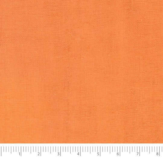 Roc-Lon Orange 4-layer Solid Muslin Fabric